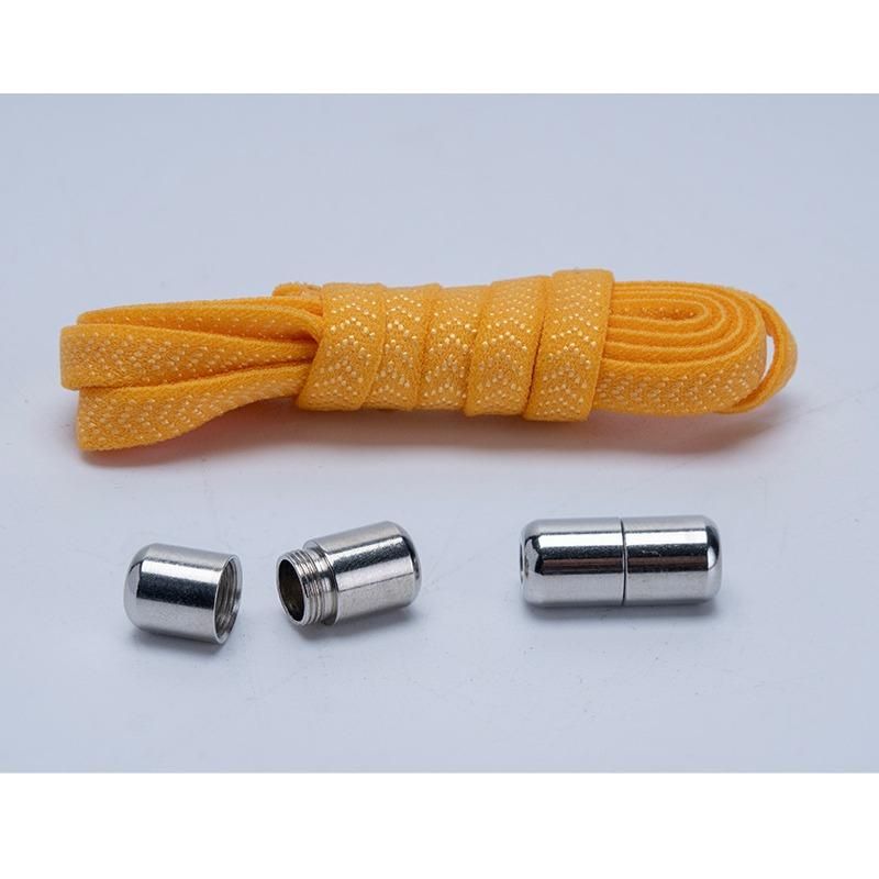 Шнурки без завязывания, Детская автоматическая пряжка для обуви, Без завязывания, Эластичная, Металлическая магнитная пряжка-капсула