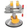 Adjustable Aluminum Alloy Mini Bench Vise with Suction Cup, Drill Press Vise, 360 Rotating Table Clamp, Multifunctional Bench Vise with Plast