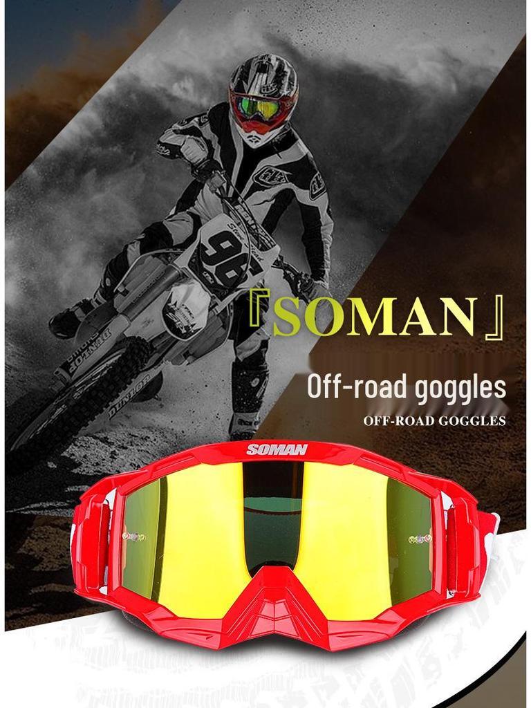 SOMAN SM20 Unisex Motorcycle & Rally Off-Road Goggles