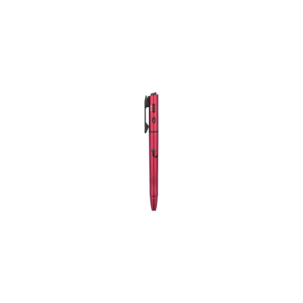 OLIGHT O'Pen 3 EDC Penlight, Multifunctional Rechargeable, 120 Lumens, Wine Red
