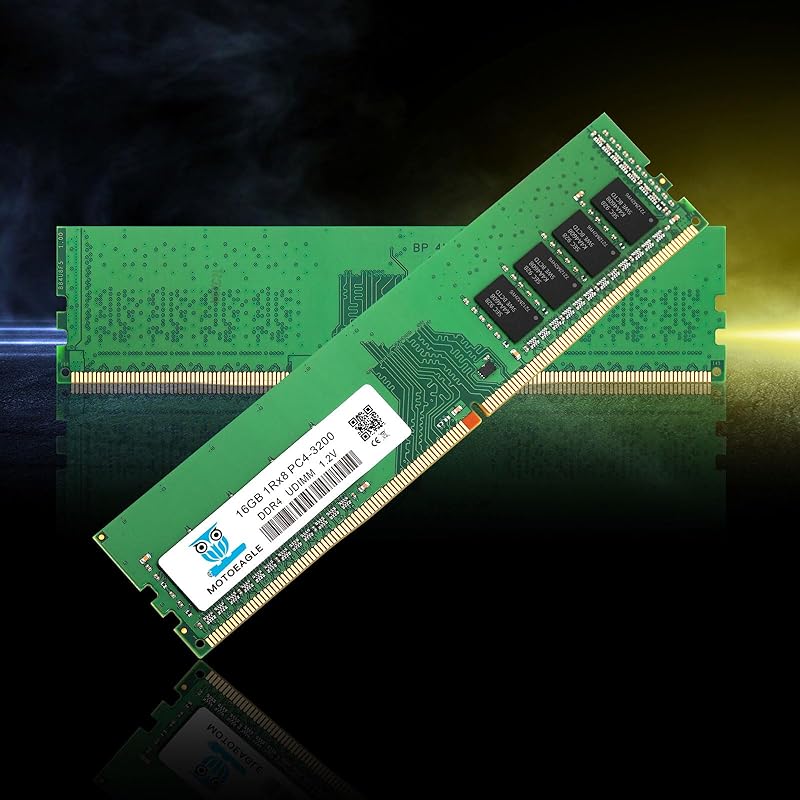 PC4-25600 (ПК4-3200В) 16 ГБx1 DDR4 3200 МГц (DDR4-3200) 1Rx8 non-ECC небуферизованная CL22 двухранговая память UDIMM для ПК ОЗУ