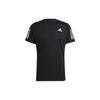 Own the Run Tee Black/Reflective Silver Men Streetwear H58591