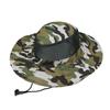 Outdoor Fishing Wide Brim Breathable Camouflage Sun Protection Hiking Cap Bucket Hat Sun Visor Hat