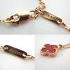 [Б/у] VanCleef & Arpels/VanCleef & Arpels 750RG Sweet Alhambra Carnelian Ожерелье/g445-32