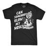 Mens Funny T Shirts Can Somebody Blow My Nose Sarcastic Snowman Graphic Novelty