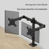 Rotatable Punch-Free Monitor Stand Arm for 15-32 Inch Screens