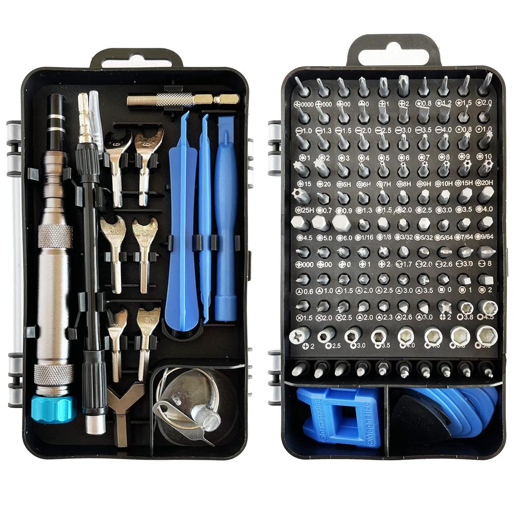 YOIbuy Precision Screwdriver for and DIY Includes Special Torx S2 and Special Tool Steel Set, 135-in-1, Switch, iPhone, Repairs, Screwdrivers,