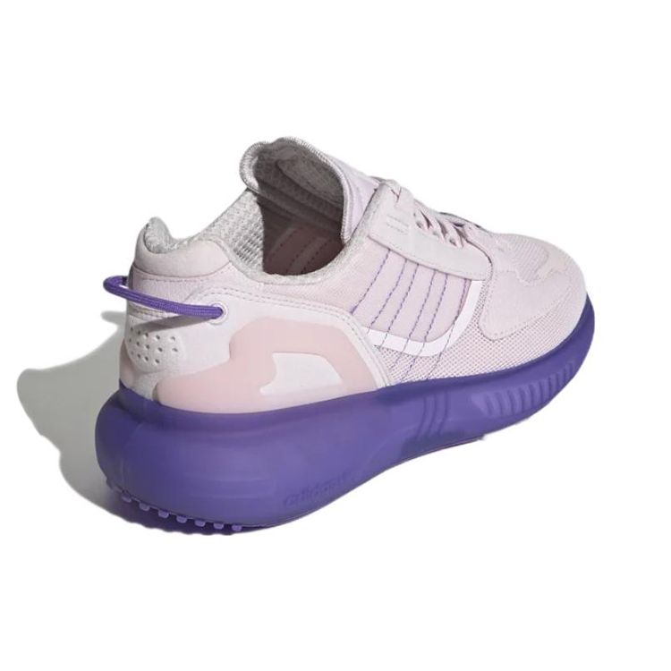 Adidas Originals ZX 5000 Durable Shock Absorbing Low Top Running Shoes Women Sneakers Light-Purple GX8666