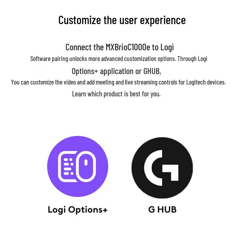 Logitech Master Series MX Brio 700 4K HD Webcam