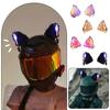 Motorcycle Helmet Light-fixture Cute Cartoon Ears Motorcycle Decoration Helmet Lights Universal Removable Night Accesso B2x3