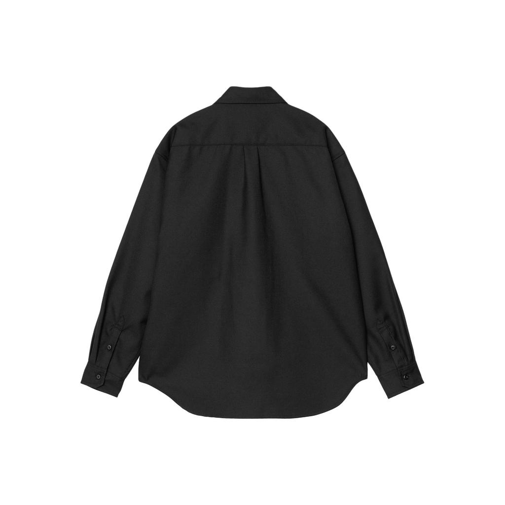 Carhartt WIP FW25 Рубашка с длинным рукавом Ray Свободный крой С клапаном и пуговицами Нагрудные карманы Удобная рубашка с длинным рукавом Мужские рубашки I035626-89-01