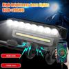 LED Bike Headlight with 130DB Bell Bicycle Front Light Rechargeable Power Bank Multi-models Cycling Lamp for Mountain Road Bike