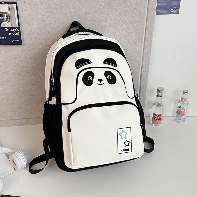 Милый рюкзак с пандой для мягкой девушки-студентки для девочек, рюкзак для учениц средней школы, старшей школы, большой вместимости, высокой ценности, студенческий школьный рюкзак, дорожная сумка для поездок