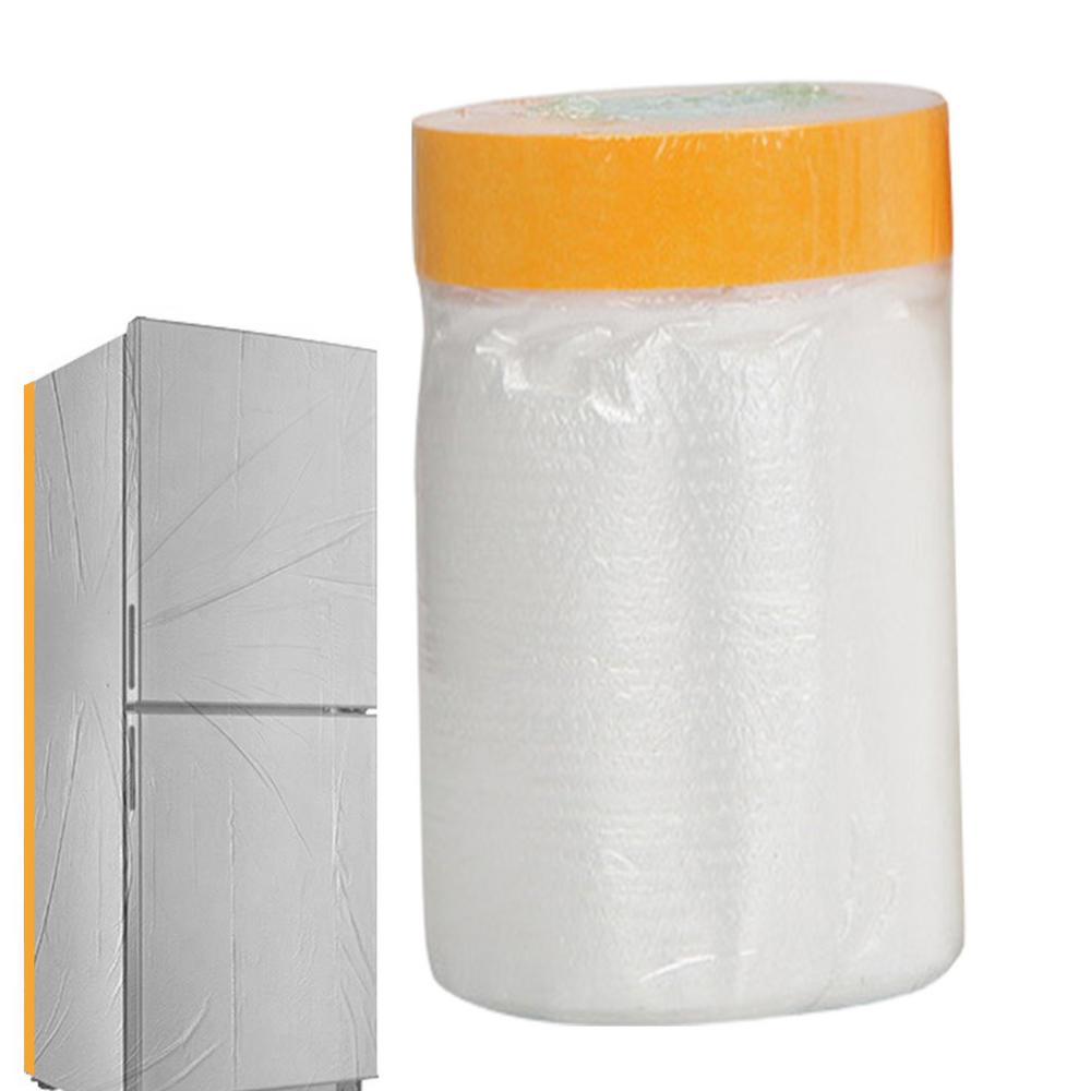 Защитная пленка для покраски, предварительно проклеенная на стену, мебельная пленка для покраски, водонепроницаемая, автомобильная защитная пленка для покраски, рулон для