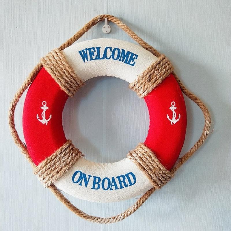 Морской Декоративный Приветственный Спасательный Круг Буй Спасательный Круг Настенный Декор Тканевый Спасательный Круг Морской Декор Декор Комнаты Средиземноморский