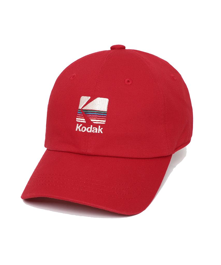 KODAK Signature Fit Красная бейсболка с вышивкой Радуга