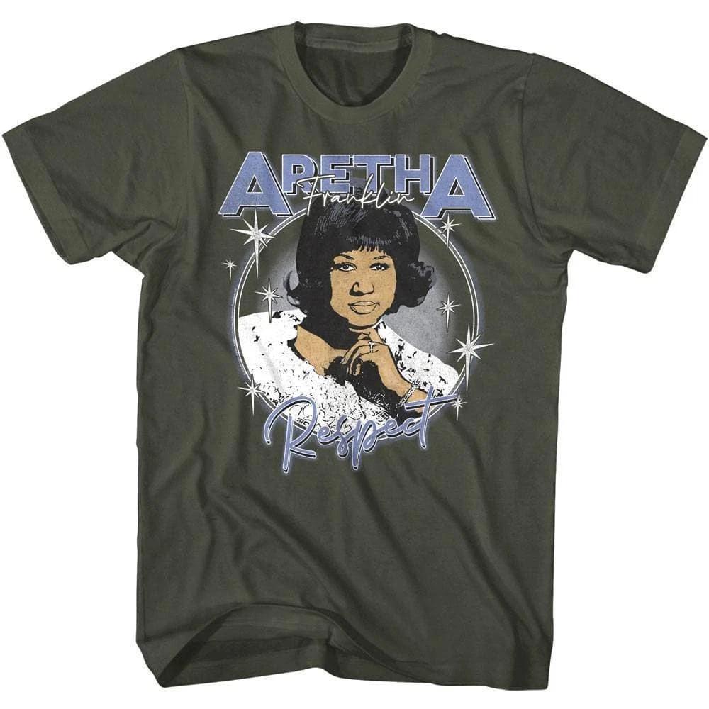 Aretha Franklin RESPECT Cartoon Men's T Shirt
