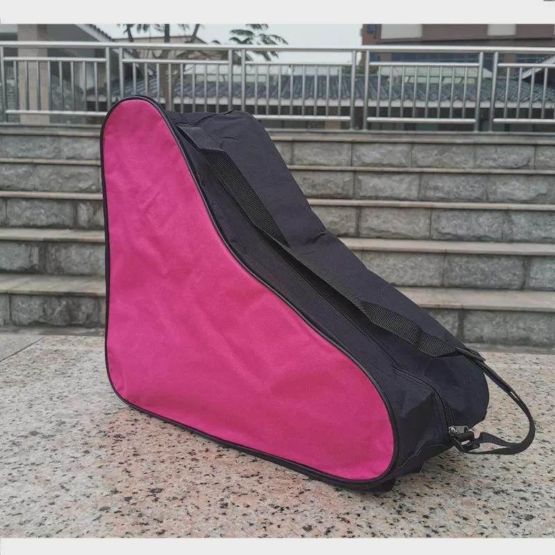 Детская сумка через плечо для катания на роликах: Вмещает полный комплект оборудования для мальчиков и девочек