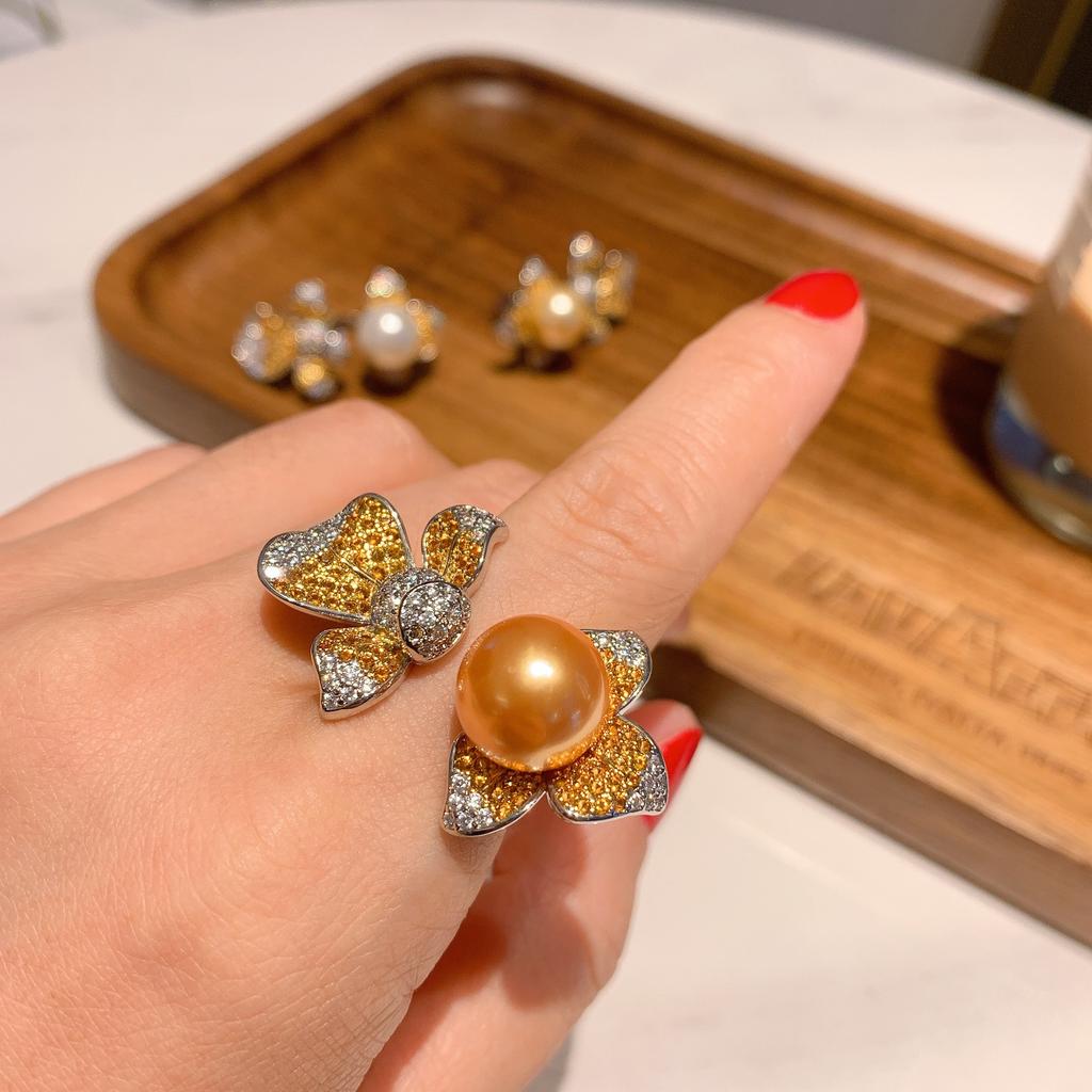 Простое австралийское кольцо с жемчугом Fritillary, женское модное цветное винтажное кольцо, ювелирные изделия