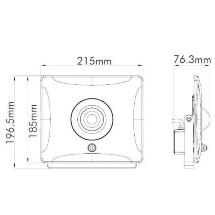 Projecteur LED YUKON-S 30W IP65 avec détecteur