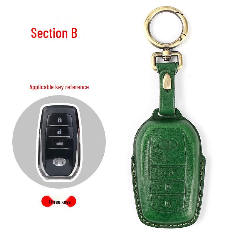Toyota Key Case for Highlander, Corolla, Prado, RAV4, Levin, Velanda - Car Key Shell & Buckle Bag