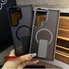 Подходит для чехла для мобильного телефона Samsung S25ultra Матовый кронштейн Магнитная адсорбция S24ultra Защитный чехол S23 Новый противоскользящий