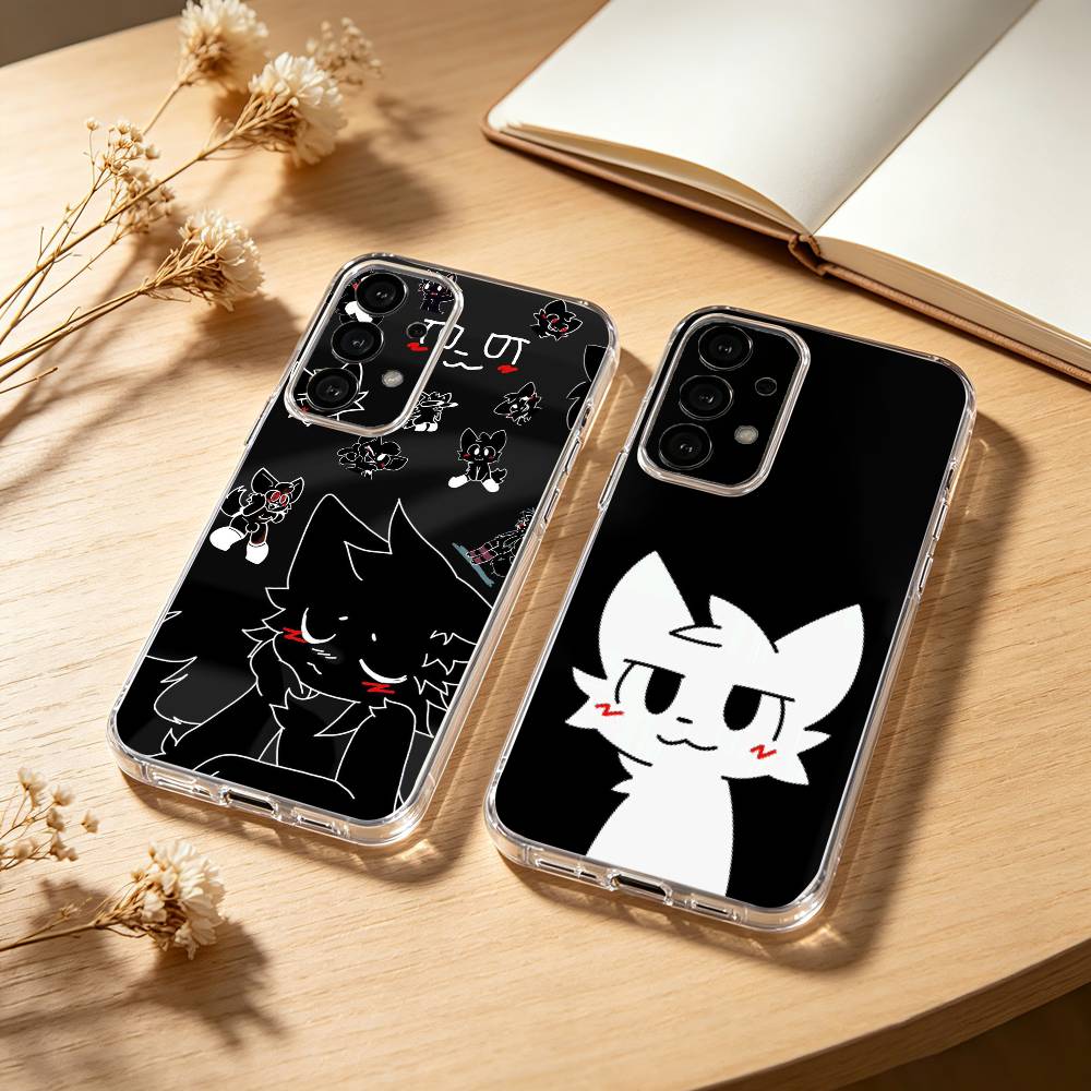 Обои boykisser Чехол для телефона Для Samsung S25,24,21,22,23,30,Ultra,20,Plus,Fe,Lite,Note Прозрачный чехол