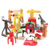 Hanging Tower Train Track Accessories Magnetic Stroller Game Scene Decoration Track Toy Compatible with Train Wooden X16