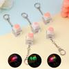 Creative Pink Cat Claw Keycap Mechanical Keyboard Keychain Led Keyboard Keyring Cute Girly Bag Pendant Relief Stress Toys