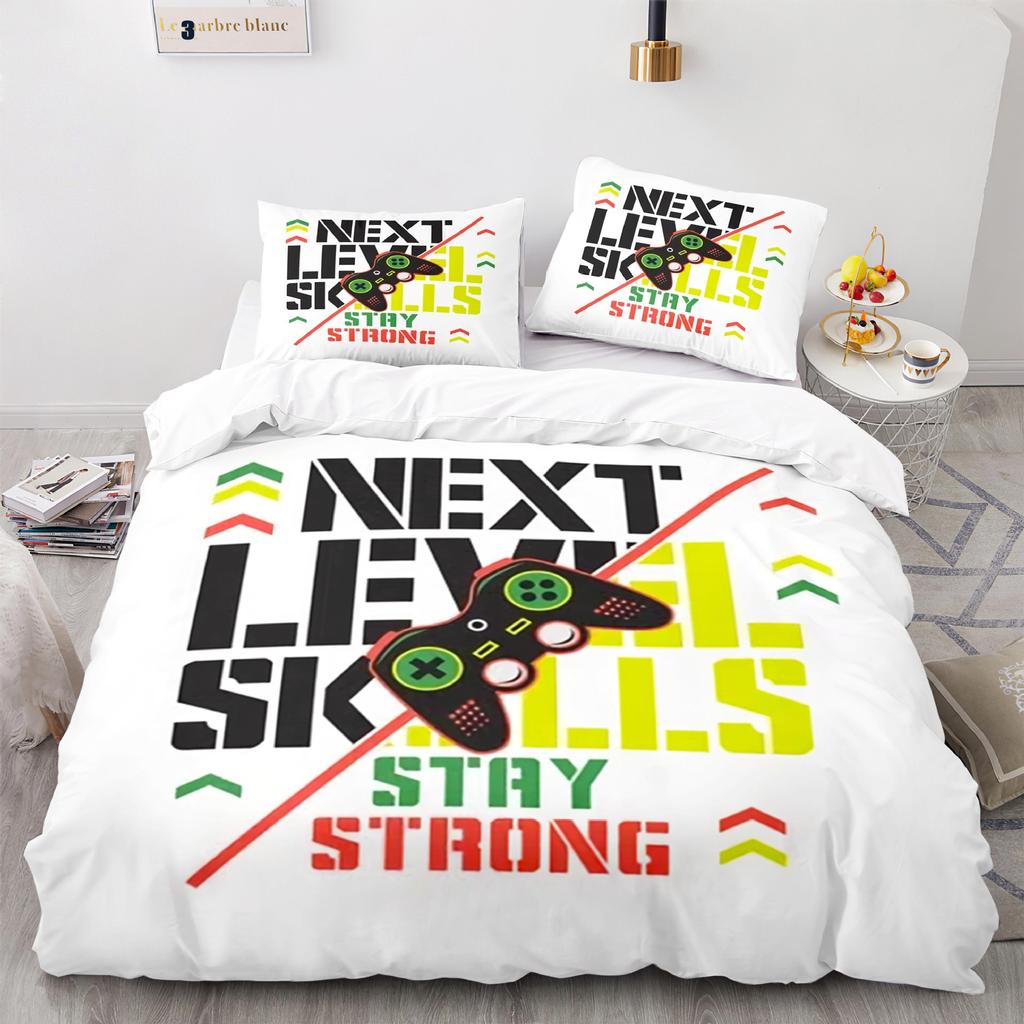 Digital Printing Three-Piece Gamepad Quilt Cover Size Quilt Cover 3D