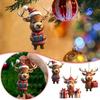 Acrylic Christmas Decorations Multicolor Christmas Tree Ornament Creative Hanging Pendants