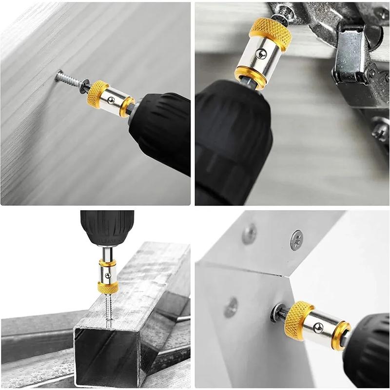 Магнитный держатель бит Магнитное кольцо Сильный намагничиватель Демагнетизатор 6,35 мм Держатель бит для крестовой отвертки Phillips Ручные инструменты