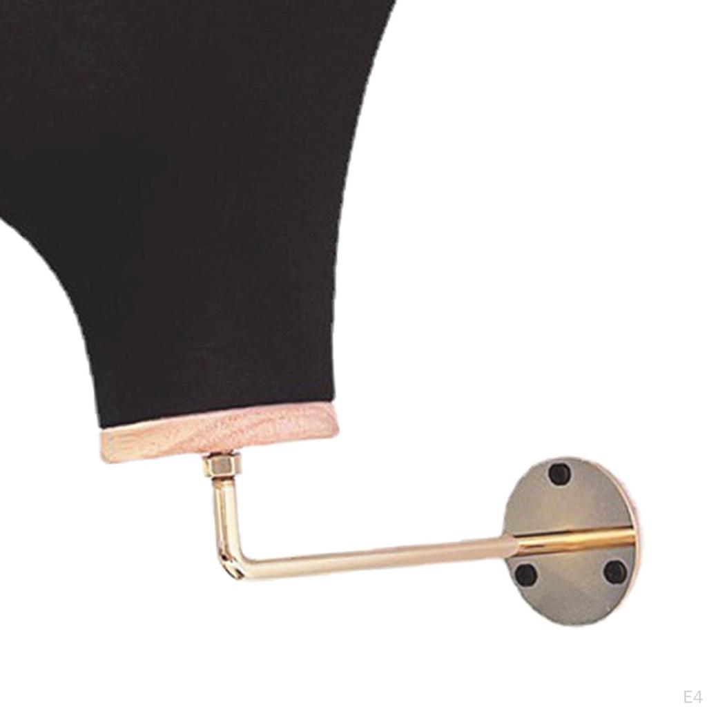 Manikin Head Canvas Mannequin ,Multipurpose Sturdy Wall Mounted Wig Display Hat