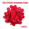 90 Pcs Felt Piano Washers Pads For Piano Tuning Accessories