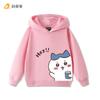 Мультяшный милый принт Чиикава, модная теплая детская толстовка с капюшоном, на осень и зиму, повседневная универсальная худи для мальчиков и девочек