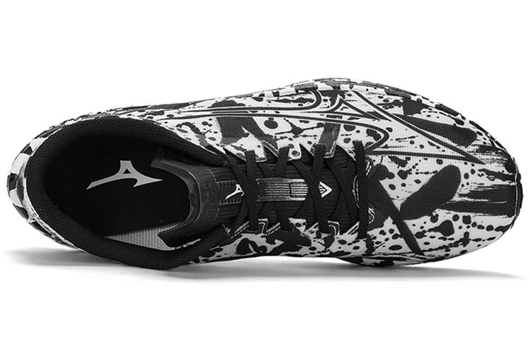 Мужские кроссовки Mizuno Wave Rebellion Flash 'Белый Черный Брызги'