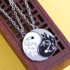 Jewelry Chinese Style Wolf Clavicle chain Gossip Dragon Pendant Yin Yang Necklace Couple Necklace