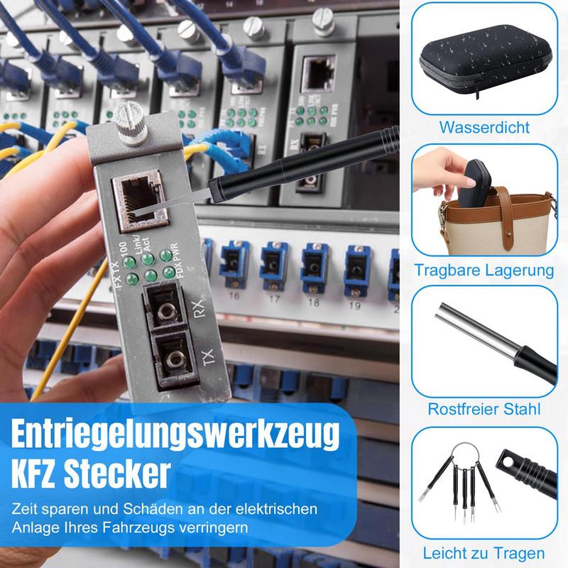 Инструмент для извлечения электрических контактов 30 шт./набор Набор инструментов для извлечения контактов Набор для извлечения автомобильных клемм Портативные автомобильные инструменты для автомобиля