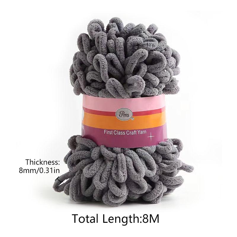 100 г вязаный крючком шарф бархатный пальчиковый вязание объемная пряжа толстая пряжа с петлями одеяло своими руками ручная работа