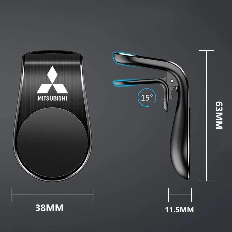 Car Magnetic Phone Holder Rotatable Support for Mitsubishi Ralliart ASX Lancer9 Colt Cordia Pajero Outlander Eclipse wheelcap