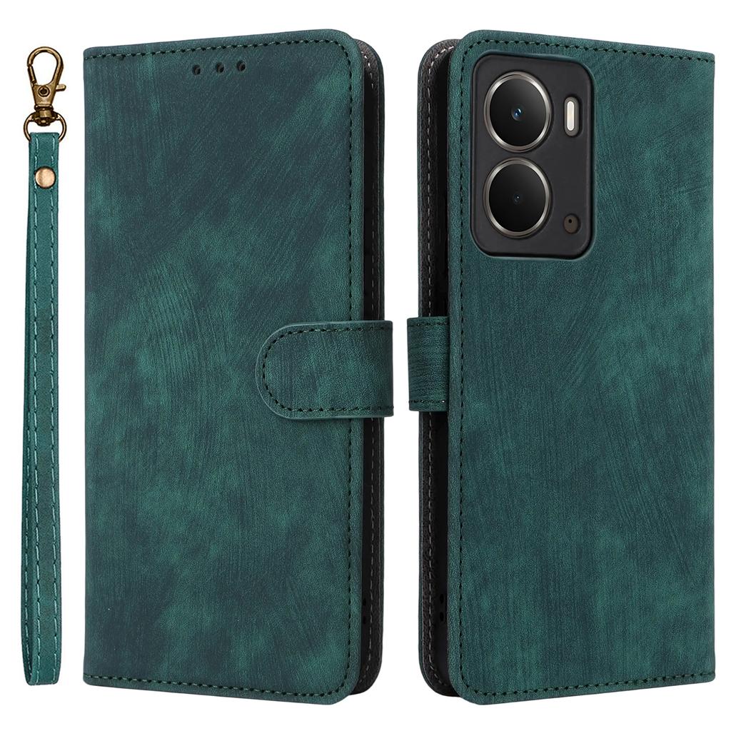 For Realme Neo7x 5G/P3 5G Case Wallet RFID Blocking PU Leather Cover Stand with Strap