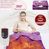 1500W Infrared Sauna Thermal Heating Blanket Electric Body Spa Stretchable Hand Sleeve Design Digital Infrarrojo Blanket