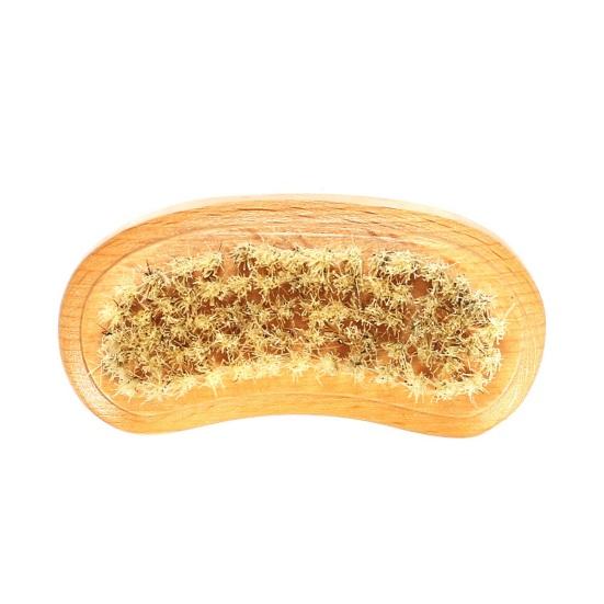 Щетка для ногтей Двусторонняя деревянная щетка для чистки ногтей Многоцелевой аксессуар для ухода за ногтями и пальцами ног