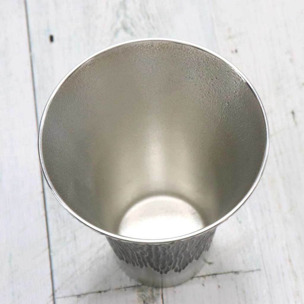 Osaka Tinware (Suzuki) Tin Tumbler, Mount Fuji (Large), Black, Gift Wrapping Available