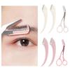 Facial Hair Removal Eyebrow Scissors with Comb Eyebrow Trimmer Set Eyebrow Trimming Makeup Tools