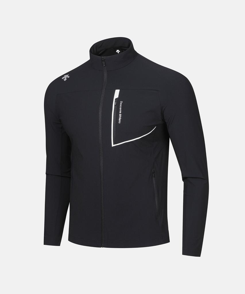 Descente [Icemotion] Охлаждающая трикотажная тренировочная куртка Черная (Sp323Tft71) (Тип)