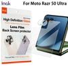 Для Moto Razr 50 Ultra Glass IMAK стеклянная пленка для линз + наклейка на задний экран