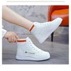 High-top Little White Shoes Women's New Autumn Leather Shoes Platform-soled Casual Sports Board Shoes Trendy Versatile Women's Shoes