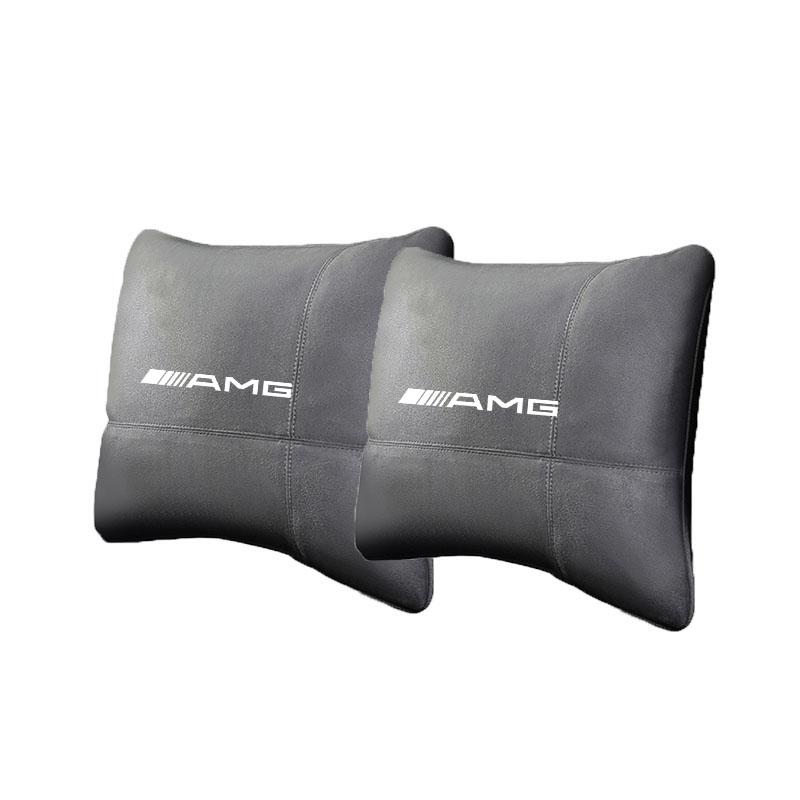 For Mercedes Benz W205 W177 W212 W213 W221 W220 W176 ML GT AMG Car Headrest Neck Support Seat Lumbar Cushion Soft Neck Pillow BB1