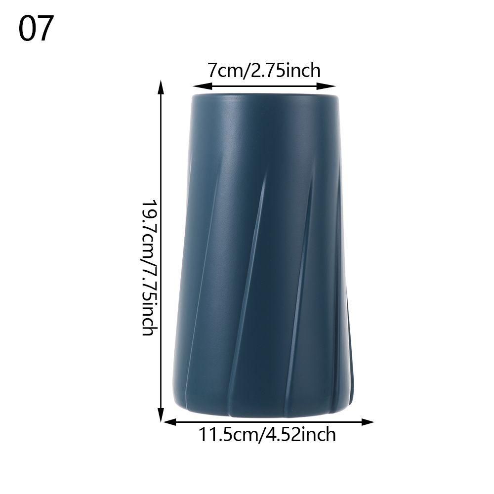 Plastic Nordic Style Imitation Ceramic Flower Vase Home Decoration Flower Pot Flower Arrangement